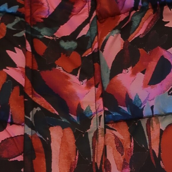 NWT Kids Girls Milly Minis Pink/Multicolor Hayes Cropped Puffer Jacket Sz 7/8 - Picture 4 of 9